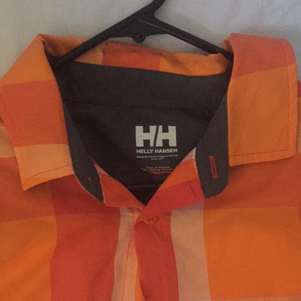 VINTAGE soft plaid Helly Hansen NWOT - Picture 2 of 4
